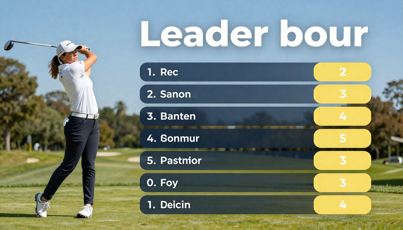 europatouren damer leaderboard